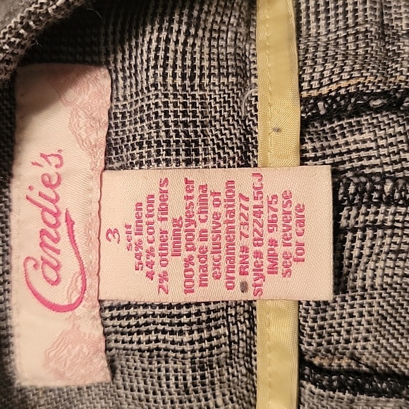 🚨Sale🚨Vintage 1980's Candies 2 piece Blazer/ Capri Suit, size Small/3 - Picture 10 of 11